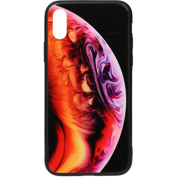 

Чехол-накладка TOTO Print Glass Space Case Apple iPhone Xs Max Amethyst (bz_F_96195)