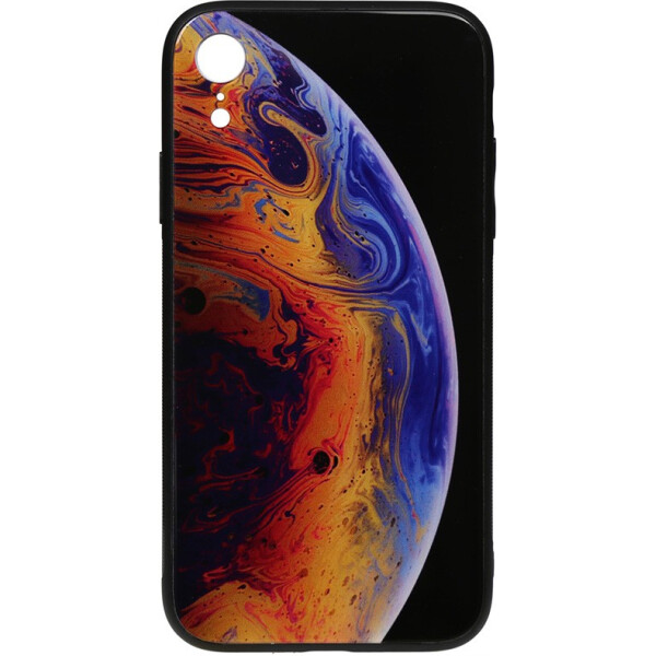 

Чехол-накладка TOTO Print Glass Space Case Apple iPhone Xr Violet (bz_F_96185)