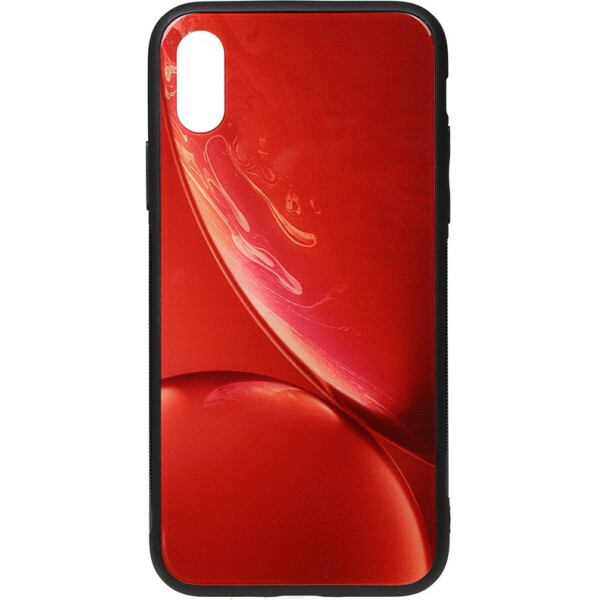 

Чехол-накладка TOTO Print Glass Space Case Apple iPhone X/Xs Red (bz_F_96147)