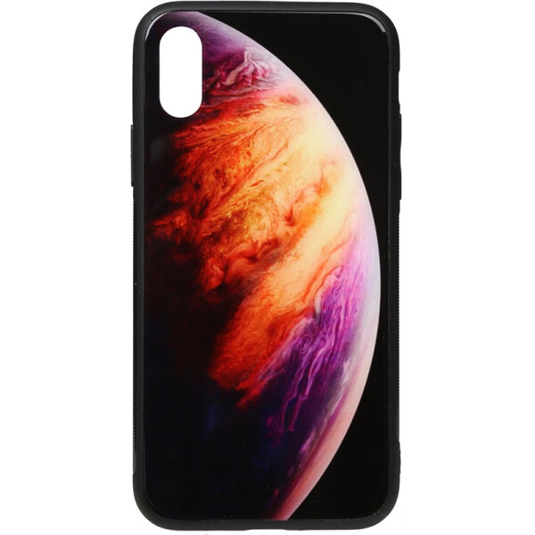 

Чехол-накладка TOTO Print Glass Space Case Apple iPhone X/Xs Lilac (bz_F_96155)