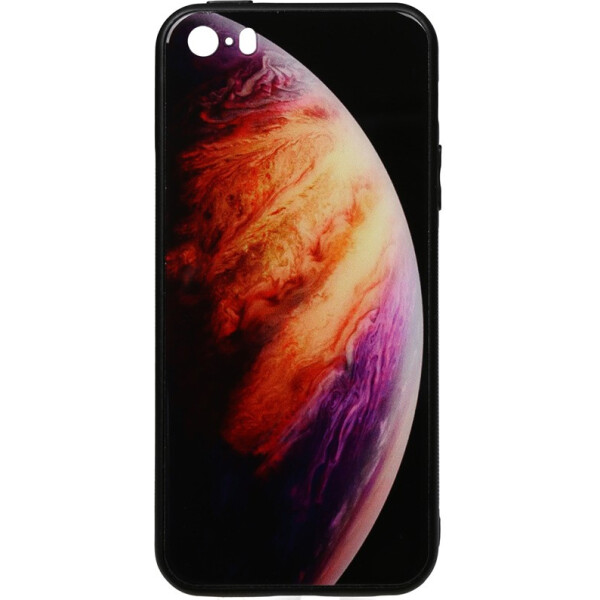 

Чехол-накладка TOTO Print Glass Space Case Apple iPhone 5/5s/SE Lilac (bz_F_96138)