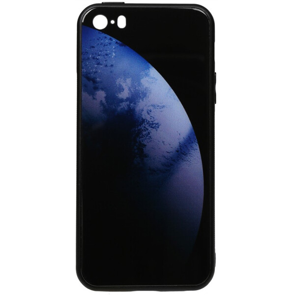

Чехол-накладка TOTO Print Glass Space Case Apple iPhone 5/5s/SE Dark Blue (bz_F_96143)