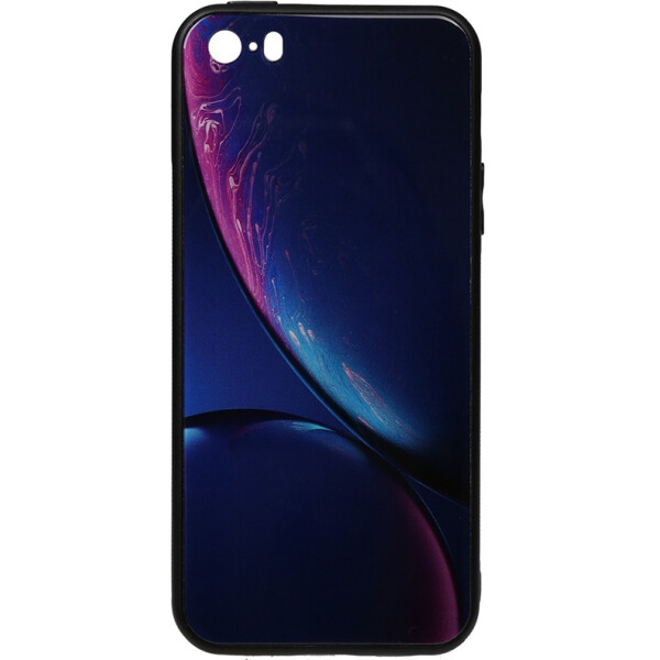 

Чехол-накладка TOTO Print Glass Space Case Apple iPhone 5/5s/SE Blue (bz_F_96127)