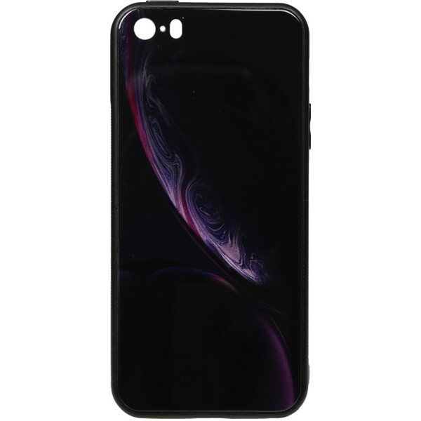 

Чехол-накладка TOTO Print Glass Space Case Apple iPhone 5/5s/SE Black (bz_F_96122)