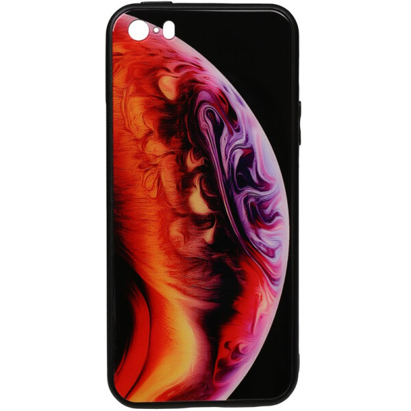 

Чехол-накладка TOTO Print Glass Space Case Apple iPhone 5/5s/SE Amethyst (bz_F_96121)
