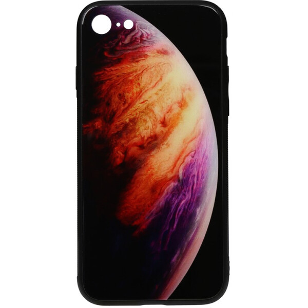 

Чехол-накладка TOTO Print Glass Space Case Apple iPhone 7/8 Lilac (bz_F_96078)