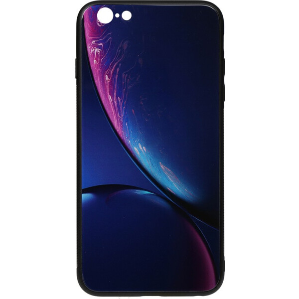 

Чехол-накладка TOTO Print Glass Space Case Apple iPhone 6/6s Blue (bz_F_96028)