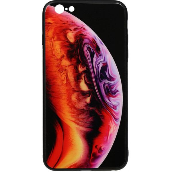 

Чехол-накладка TOTO Print Glass Space Case Apple iPhone 6/6s Amethyst (bz_F_96022)