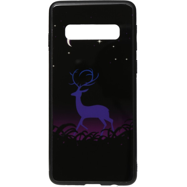 

Чехол-накладка TOTO Night Light Print Glass Case Samsung Galaxy S10 Deer (bz_F_96090)