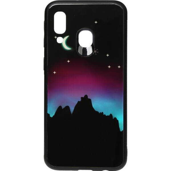 

Чехол-накладка TOTO Night Light Print Glass Case Samsung Galaxy A40 Young Moon (bz_F_96176)