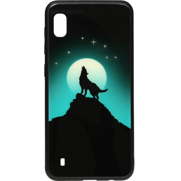

Чехол-накладка TOTO Night Light Print Glass Case Samsung Galaxy A10 Howling Wolf (bz_F_96019)