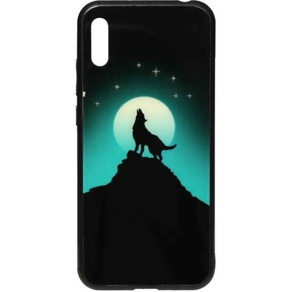 

Чехол-накладка TOTO Night Light Print Glass Case Huawei Y6 2019 Howling Wolf (bz_F_96016)