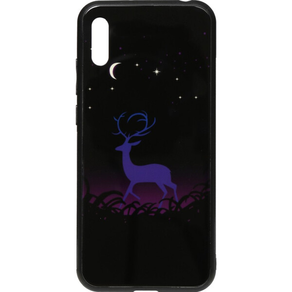 

Чехол-накладка TOTO Night Light Print Glass Case Huawei Y6 2019 Deer (bz_F_96076)
