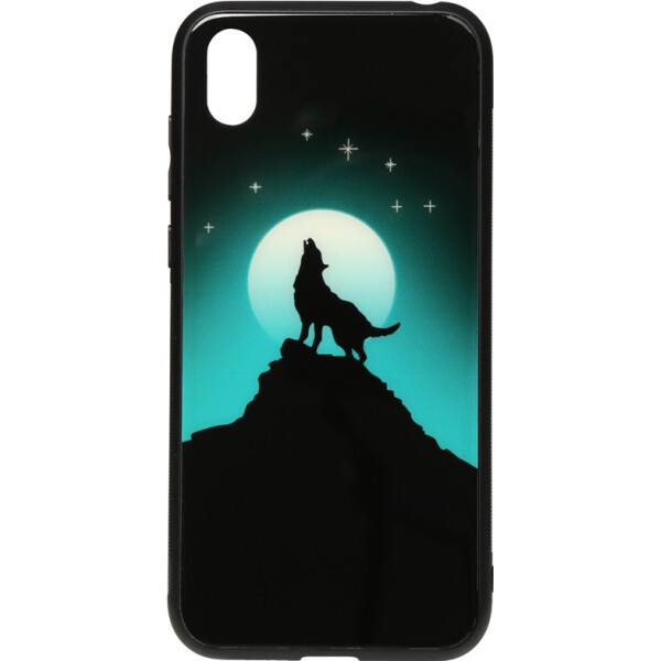 

Чехол-накладка TOTO Night Light Print Glass Case Huawei Y5 2019 Howling Wolf (bz_F_96015)