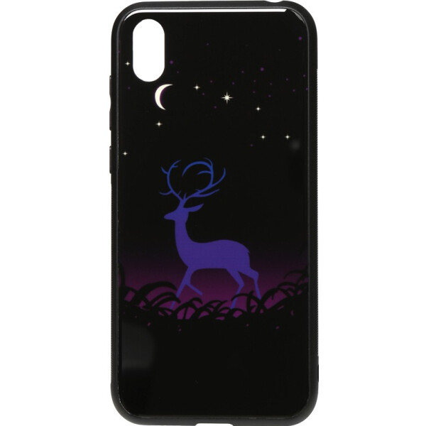 

Чехол-накладка TOTO Night Light Print Glass Case Huawei Y5 2019 Deer (bz_F_96074)