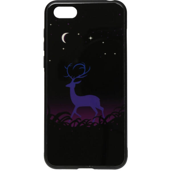 

Чехол-накладка TOTO Night Light Print Glass Case Huawei Y5 2018 Deer (bz_F_96071)