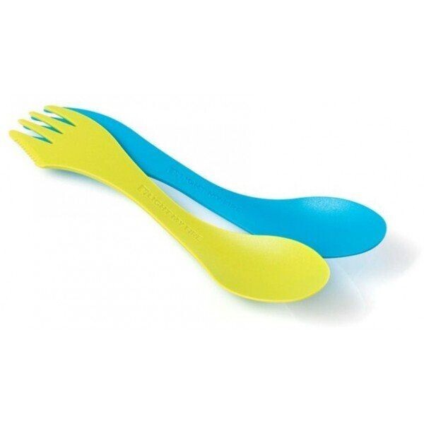 

Ложка для левши Light My Fire Spork LH pin-pack Lime / Cyan Blue (1033-LMF 41284313)