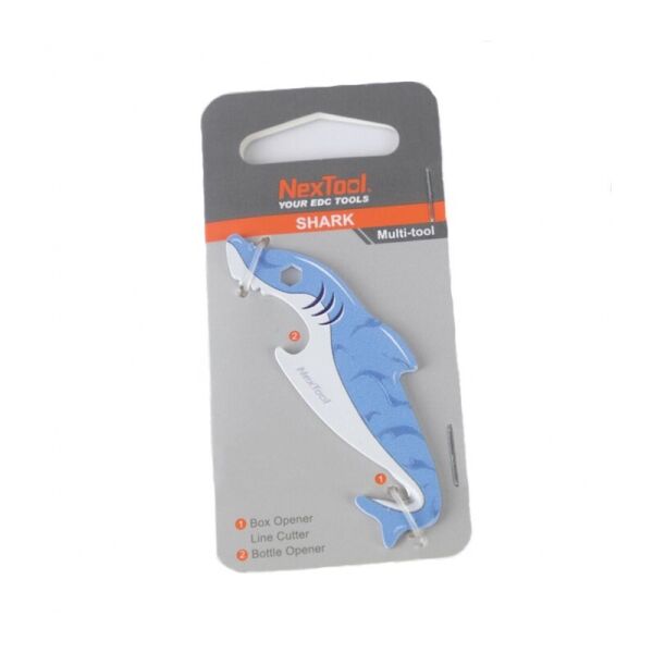 

Мультитул NexTool EDC Box Cutter Shark Синий (1047-KT5521Blue)