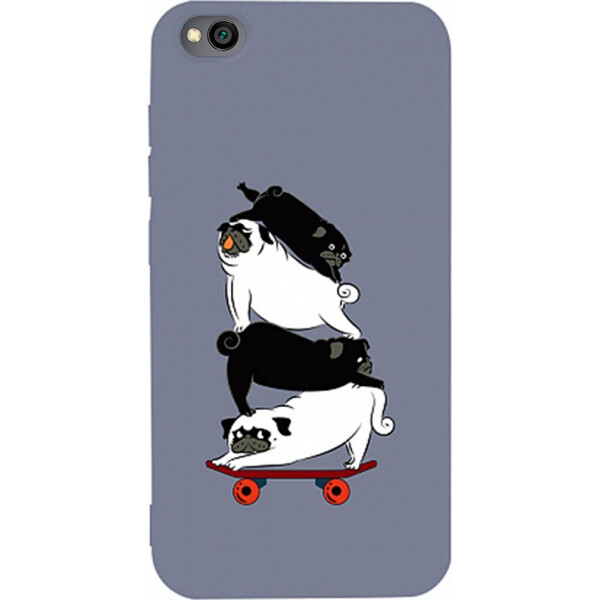 

Чехол-накладка TOTO Matt TPU 2mm Print Case Xiaomi Redmi Go #51 Mops Skate Lavander Grey (bz_F_95198)