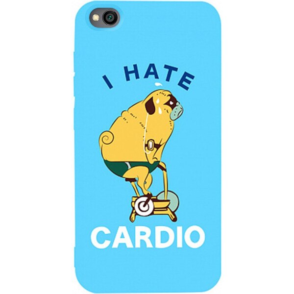 

Чехол-накладка TOTO Matt TPU 2mm Print Case Xiaomi Redmi Go #5 Hate Cardio Sky Blue (bz_F_95222)