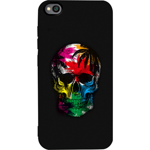 

Чехол-накладка TOTO Matt TPU 2mm Print Case Xiaomi Redmi Go #29 Skull Black (bz_F_95179)