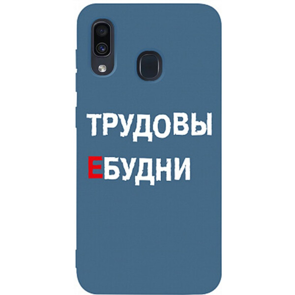

Чехол-накладка TOTO Matt TPU 2mm Print Case Samsung Galaxy A20/A30 #78 Budni Navy Blue (bz_F_94970)