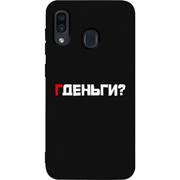 

Чехол-накладка TOTO Matt TPU 2mm Print Case Samsung Galaxy A20/A30 #61 Gdedengi Black (bz_F_94941)
