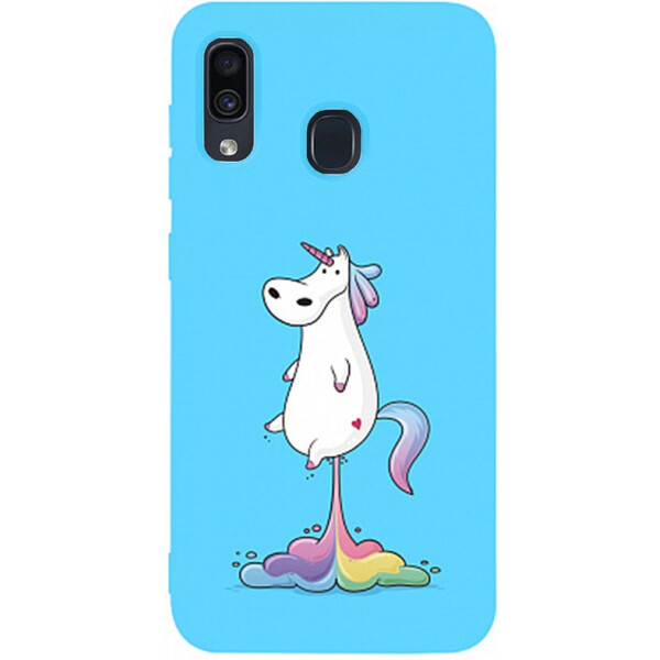 

Чехол-накладка TOTO Matt TPU 2mm Print Case Samsung Galaxy A20/A30 #30 Unicorn Puk Sky Blue (bz_F_94984)