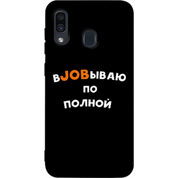 

Чехол-накладка TOTO Matt TPU 2mm Print Case Samsung Galaxy A20/A30 #21 Job Black (bz_F_94938)