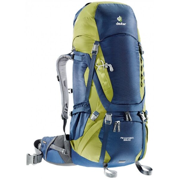 

Рюкзак Deuter Aircontact 55 + 10 Midnight-Moss (1052-3320316 3221)