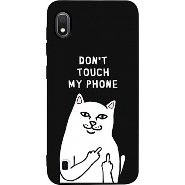 

Чехол-накладка TOTO Matt TPU 2mm Print Case Samsung Galaxy A10 #58 Cat Dontouch Black (bz_F_95100)