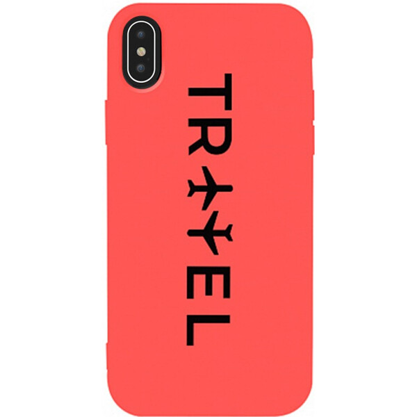 

Чехол-накладка TOTO Matt TPU 2mm Print Case Apple iPhone Xs Max #45 Travel Orange (bz_F_94891)
