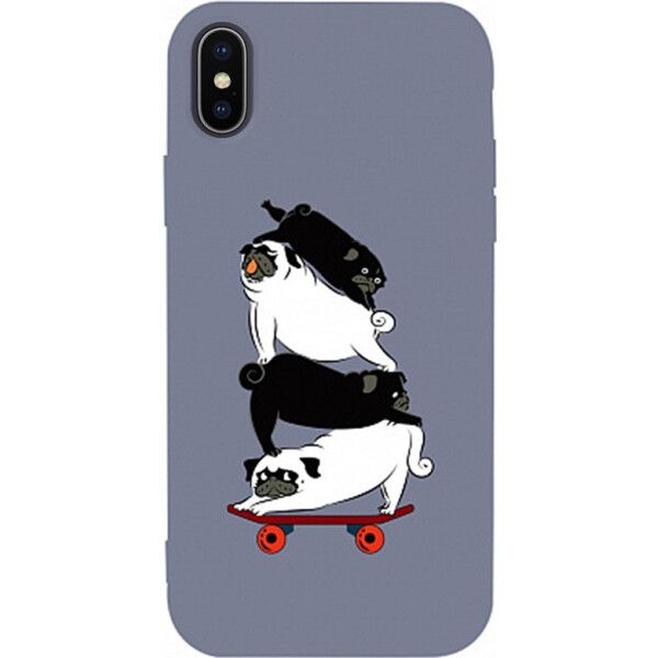 

Чехол-накладка TOTO Matt TPU 2mm Print Case Apple iPhone X/Xs #51 Mops Skate Lavander Grey (bz_F_94798)