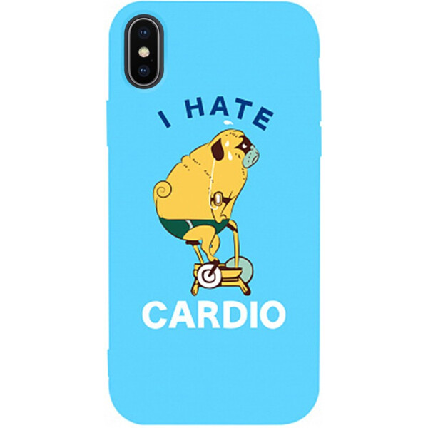 

Чехол-накладка TOTO Matt TPU 2mm Print Case Apple iPhone X/Xs #5 Hate Cardio Sky Blue (bz_F_94822)