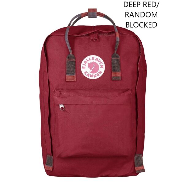 

Рюкзак Fjallraven Kanken Laptop 17 Deep Red / Random Blocked (1004-27173.325-915)