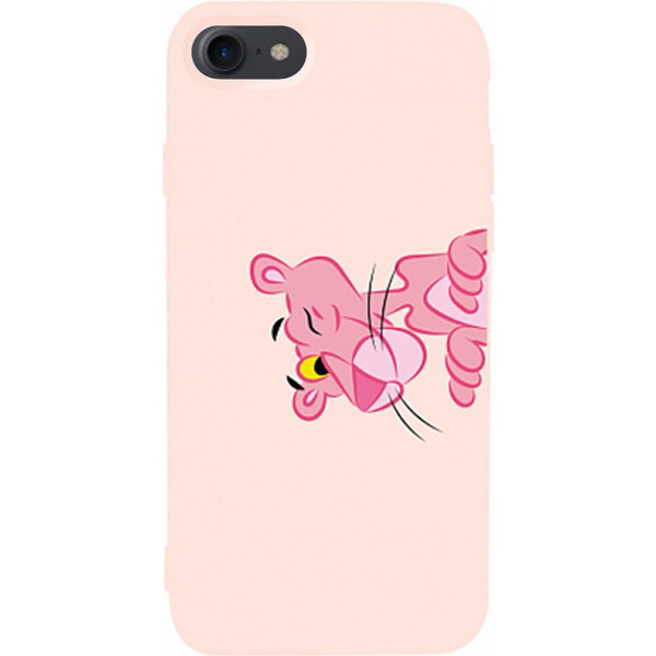 

Чехол-накладка TOTO Matt TPU 2mm Print Case Apple iPhone 7/8 #54 Pink Pantera Sand pink (bz_F_94576)
