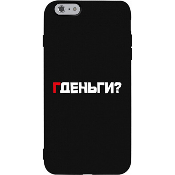 

Чехол-накладка TOTO Matt TPU 2mm Print Case Apple iPhone 6/6s #61 Gdedengi Black (bz_F_94621)