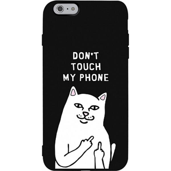 

Чехол-накладка TOTO Matt TPU 2mm Print Case Apple iPhone 6/6s #58 Cat Dontouch Black (bz_F_94620)
