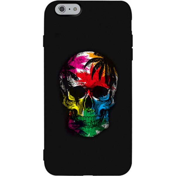 

Чехол-накладка TOTO Matt TPU 2mm Print Case Apple iPhone 6/6s #29 Skull Black (bz_F_94619)