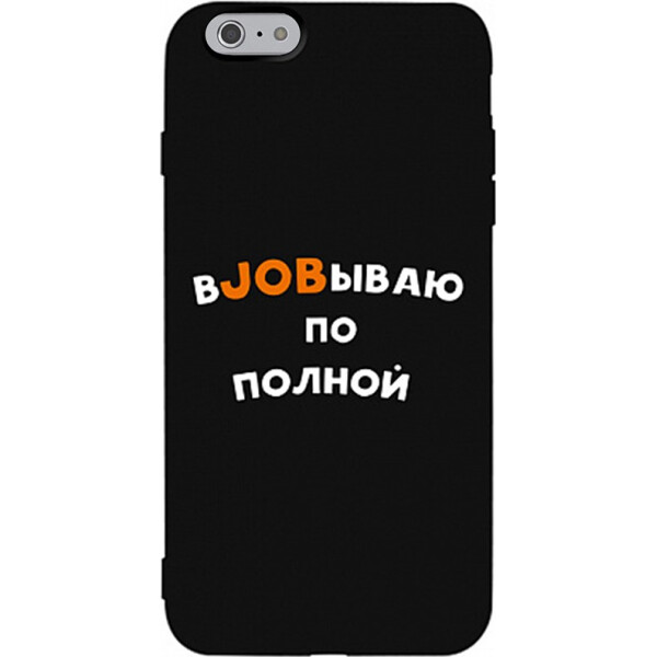 

Чехол-накладка TOTO Matt TPU 2mm Print Case Apple iPhone 6/6s #21 Job Black (bz_F_94618)