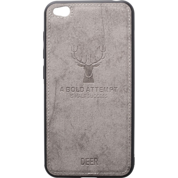 

Чехол-накладка TOTO Deer Shell With Leather Effect Case Xiaomi Redmi Go Grey (bz_F_93745)
