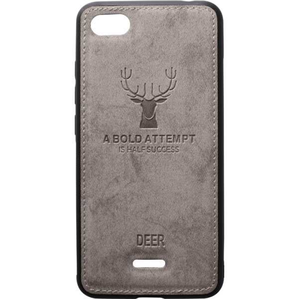 

Чехол-накладка TOTO Deer Shell With Leather Effect Case Xiaomi Redmi 6A Grey (bz_F_93735)