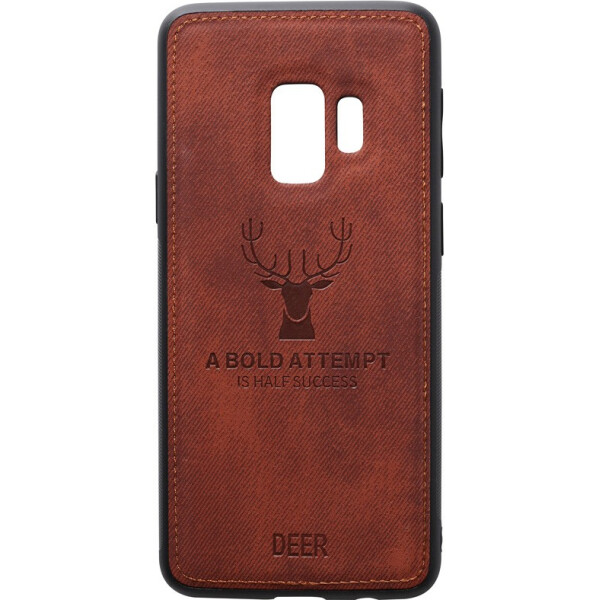 

Чехол-накладка TOTO Deer Shell With Leather Effect Case Samsung Galaxy S9 Brown (bz_F_93718)