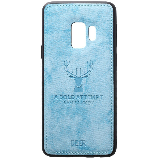 

Чехол-накладка TOTO Deer Shell With Leather Effect Case Samsung Galaxy S9 Blue (bz_F_93717)