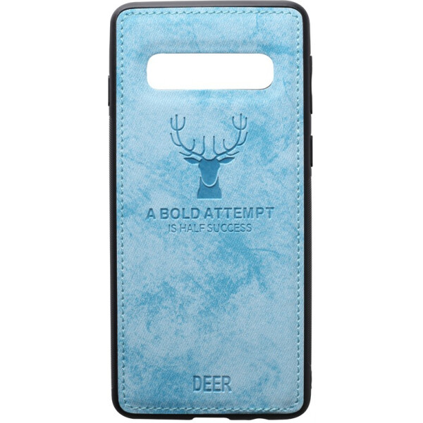 

Чехол-накладка TOTO Deer Shell With Leather Effect Case Samsung Galaxy S10+ Blue (bz_F_93707)