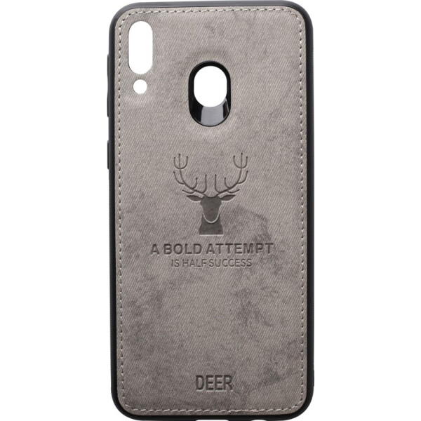

Чехол-накладка TOTO Deer Shell With Leather Effect Case Samsung Galaxy M20 Grey (bz_F_93700)