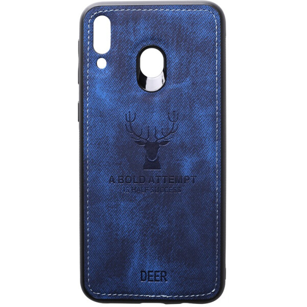 

Чехол-накладка TOTO Deer Shell With Leather Effect Case Samsung Galaxy M20 Dark Blue (bz_F_93699)