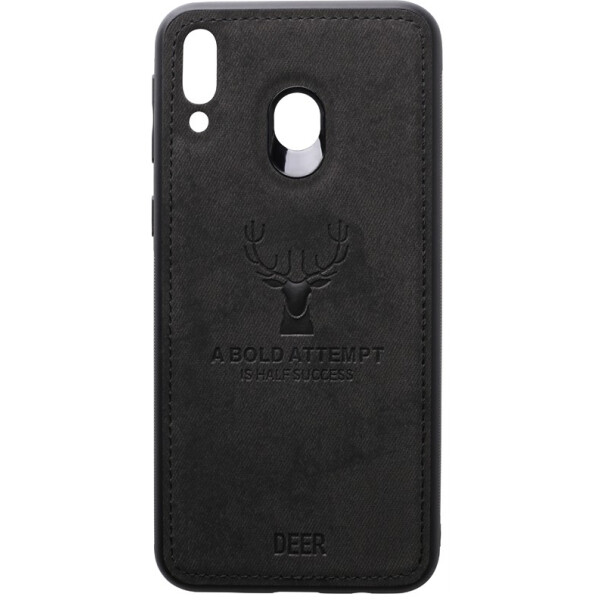 

Чехол-накладка TOTO Deer Shell With Leather Effect Case Samsung Galaxy M20 Black (bz_F_93696)