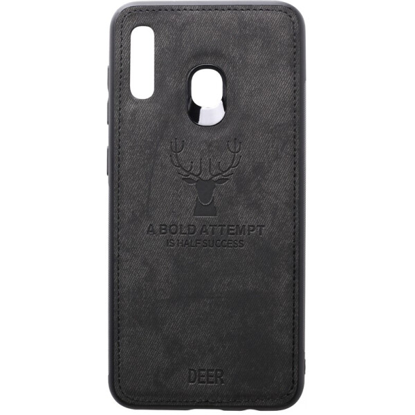 

Чехол-накладка TOTO Deer Shell With Leather Effect Case Samsung Galaxy A20/A30 Black (bz_F_93674)