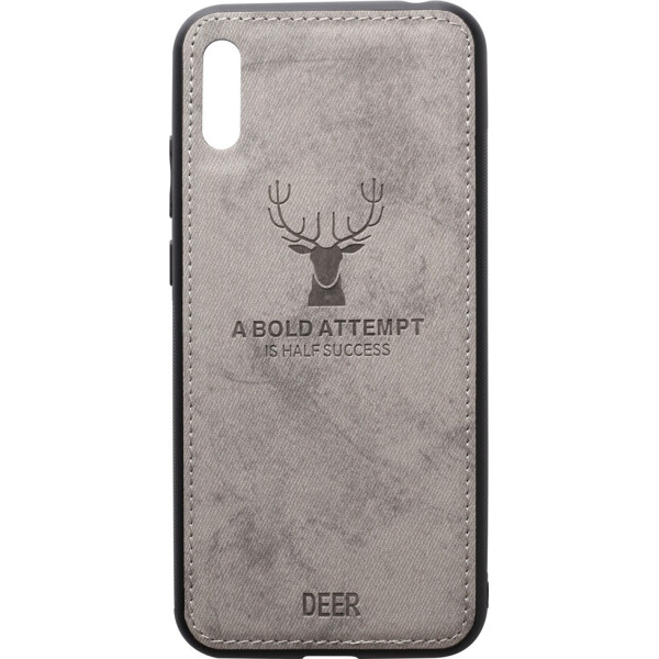 

Чехол-накладка TOTO Deer Shell With Leather Effect Case Huawei Y6 2019 Grey (bz_F_93656)